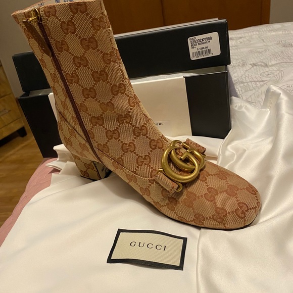 gucci double g boots